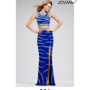 Jovani 2 piece prom dress.